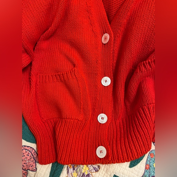 Babaa cardigan in summer flame No.16 - Picture 4 of 9